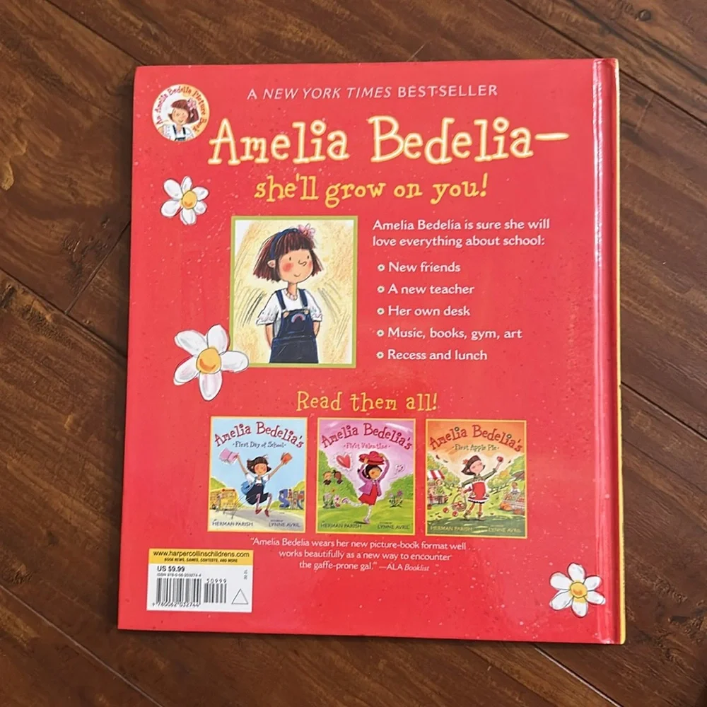 Amelia Bedelia's First‎ Day of School Hardcover Book NEW